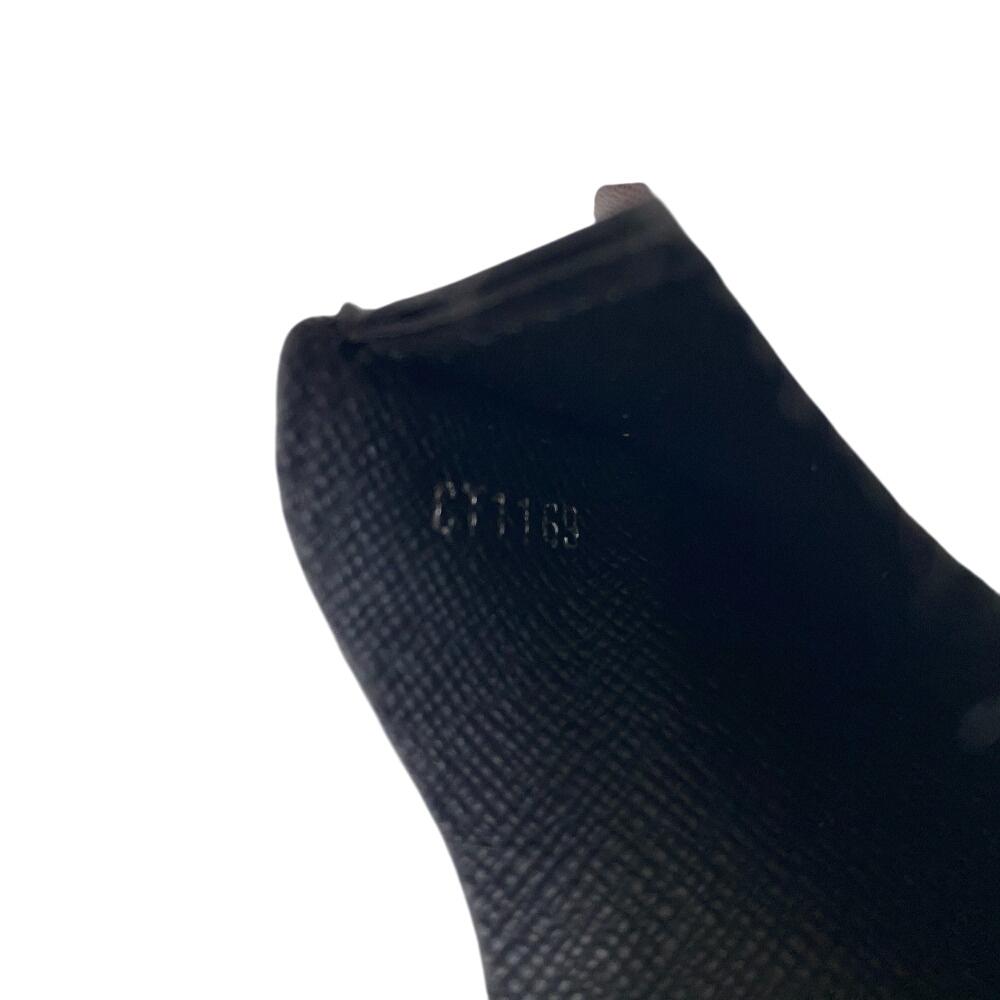 LOUIS VUITTON M62294 Bill Compartment Monogram Eclipse Portefeuille Slender Bifold Wallet black Monogram Eclipse mens Used