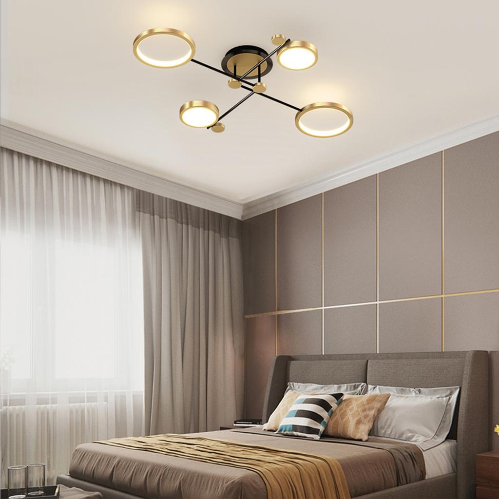 Modern Pendant Light LED Ceiling Pendant Lamp Gold Black Hanging Chandelier Lights Decoration Lighting for Living Room Lustre