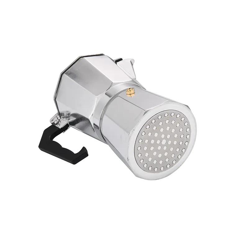 Italian Octagonal Mocha Pot - Aluminum Coffee Maker for European Brewing