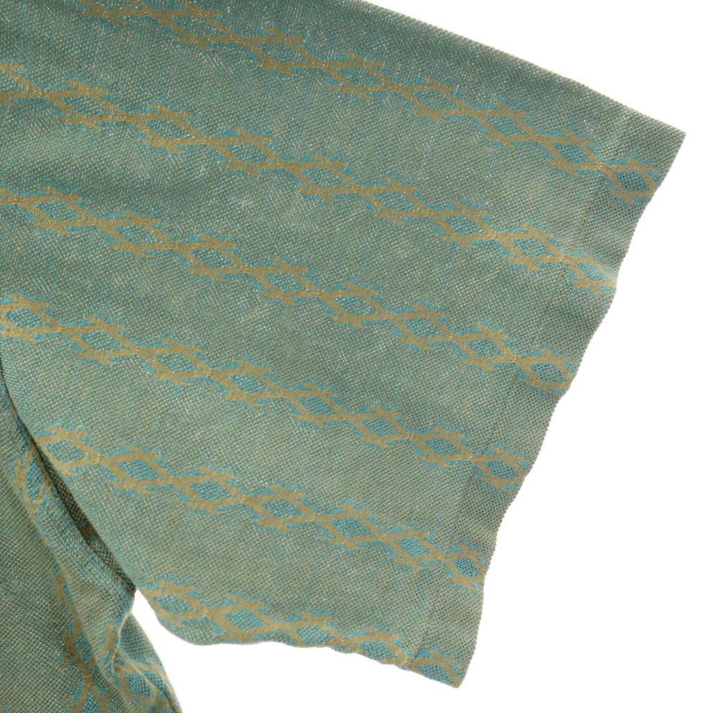 Yves Saint Laurent 90s Old Striped Pattern Short Sleeve Polo Shirt L Men's Used