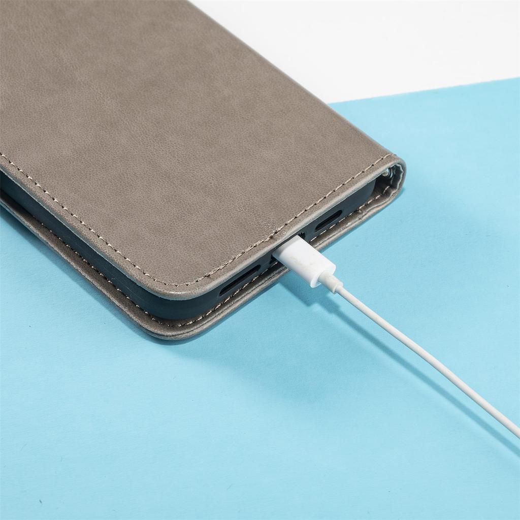 For Motorola Moto G86 5G Lærveske Firkløver Lommebok Telefondeksel