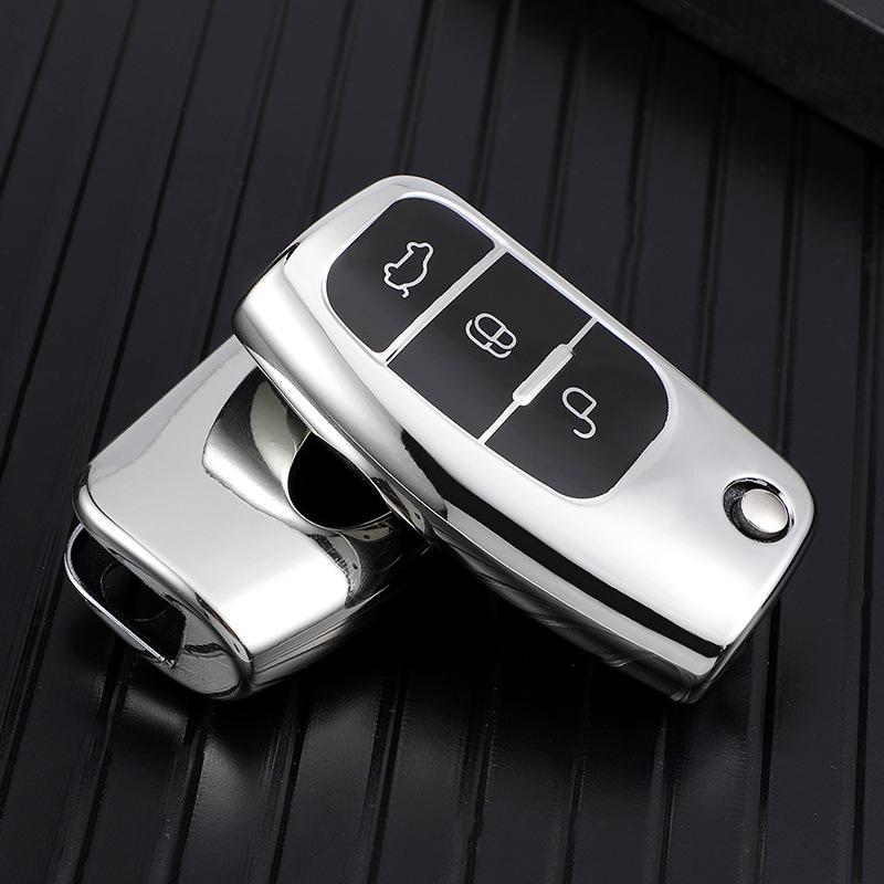 TPU Soft Gel Car Key Cover for Ford Fiesta