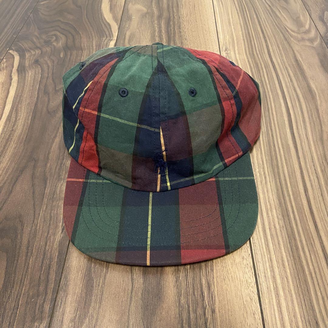 

[USED] POLO RALPH LAUREN PLAID CHECK CAP 90s
