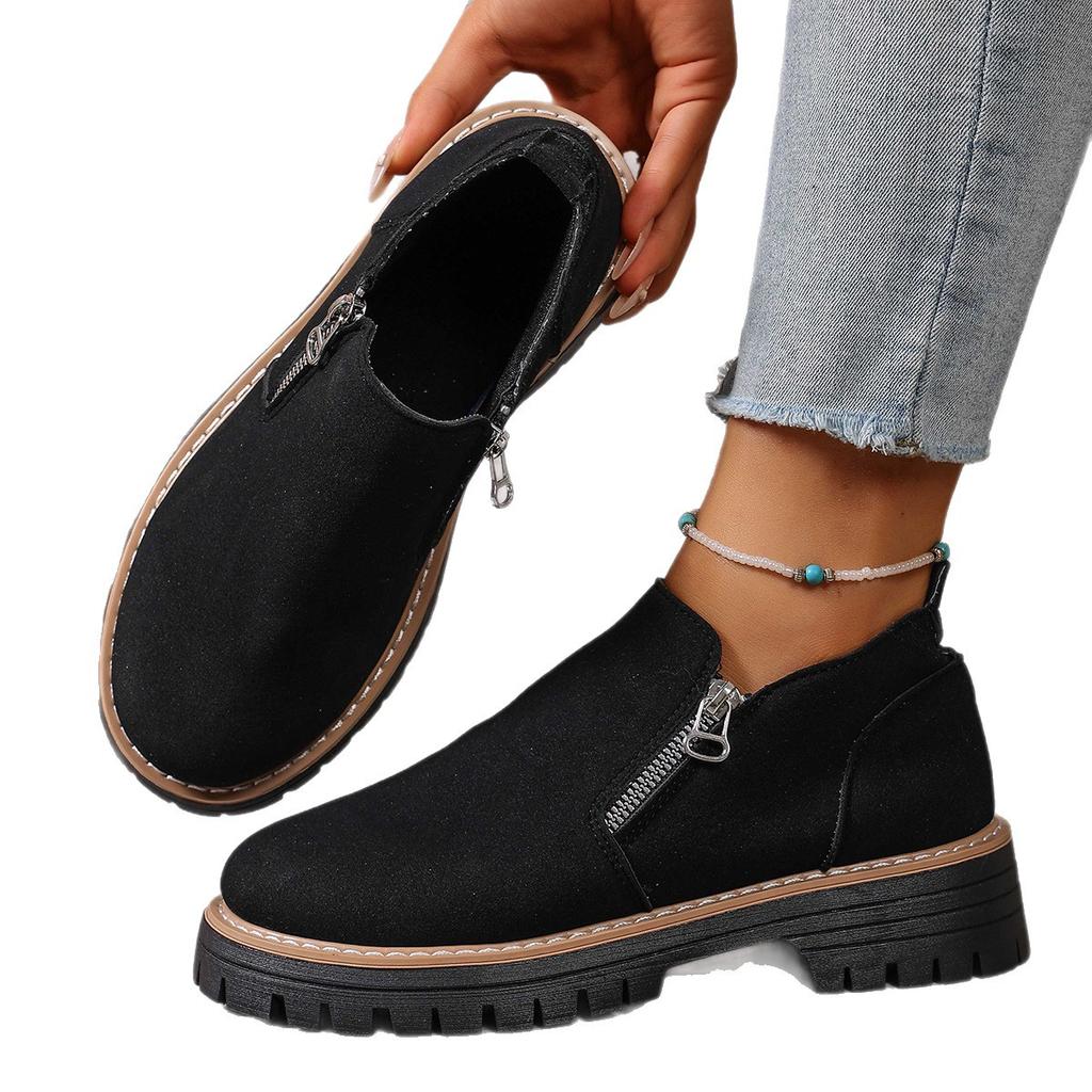 Fashion Women Comfortable Ankle Boots New Casual Anti-slip Platform Boots Fashion Outdoor High Top Wedding Shoes Women Zapatos De Mujer