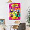 Wiggles Custom Name Tapestry Foldable Wall Tapestry Smooth Polyester Great for Meditation Room All-Season Use Housewarming Gift