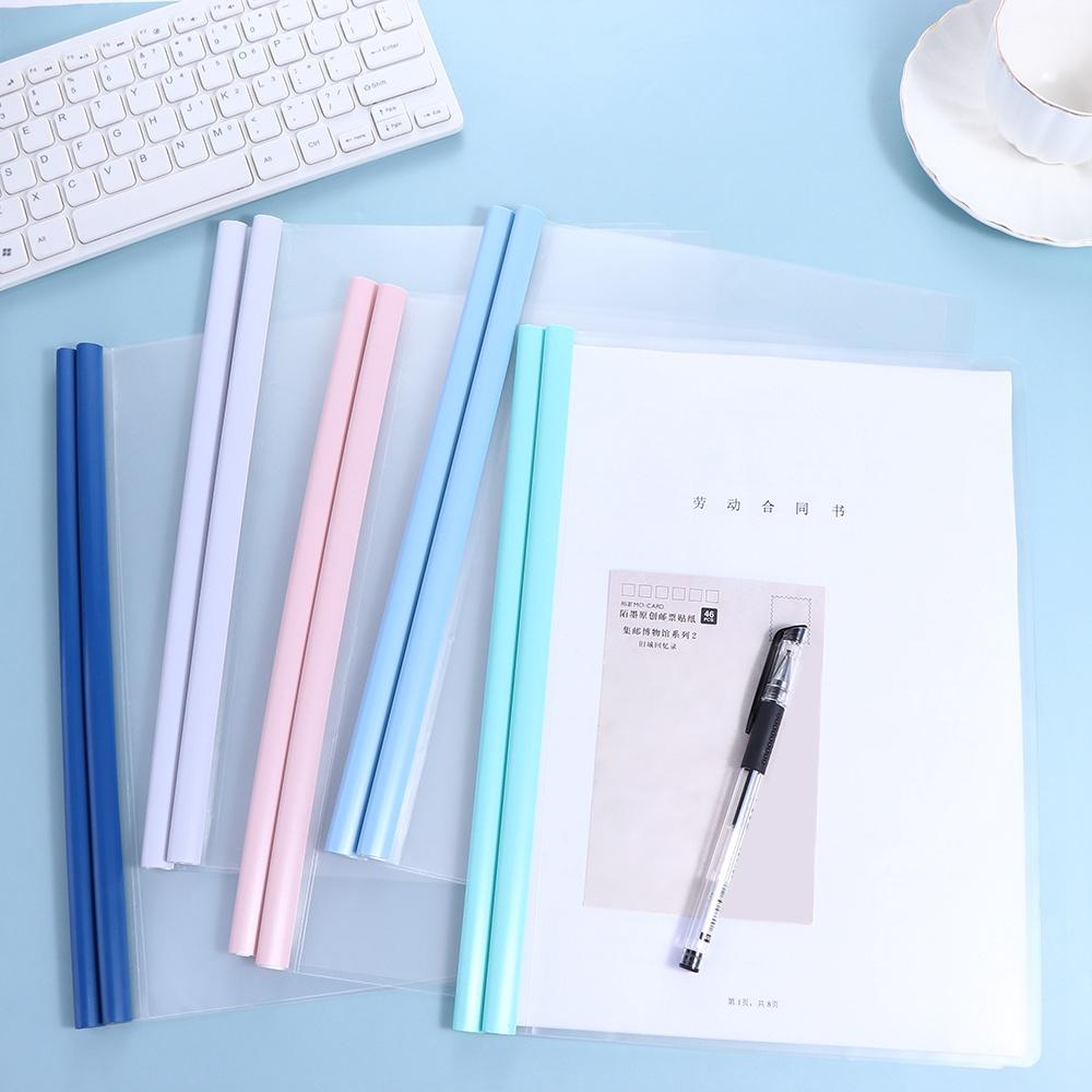 10pcs/set Note Organizer Macaron Paper Folder Hand Account Document Folder  Stationary