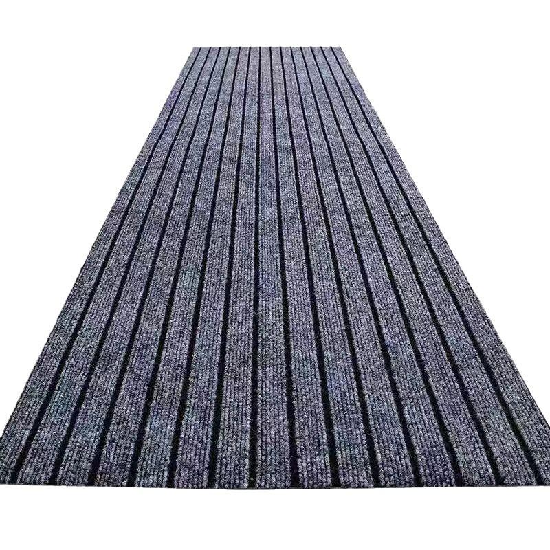 Large Anti-Slip Seven-Stripe TPE Doormat for Outdoor, Kitchen, Bathroom, or Commercial Use
