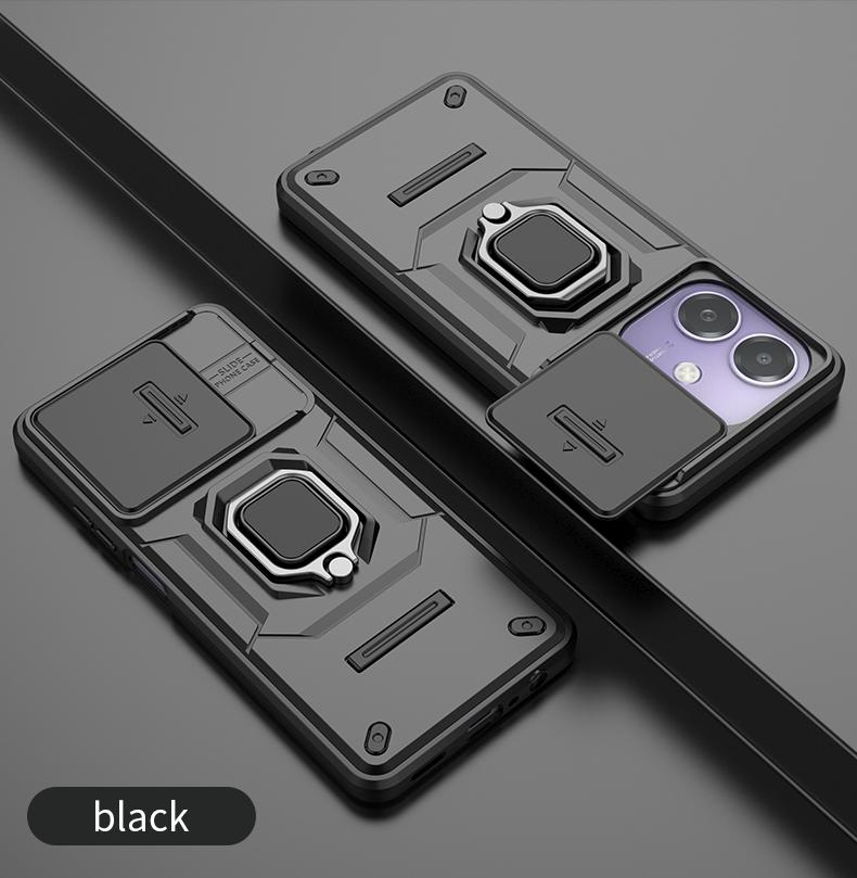 Armor Shockproof Case For OPPO A40 4G A40M A60 A80 5G A3 Pro A3x Protective Cover Magnetic Ring Stand Holder Coque Fundas Capa