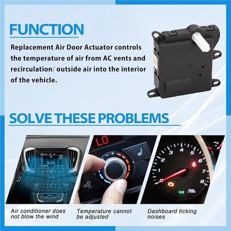 F5TZ19E616A YL5Z19E616AA For Ford Explorer Expedition Ranger Lincoln Navigator HVAC Blend Door Actuator 604-202