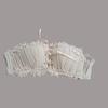 Soutien-gorge ajustable en dentelle brodée sans anneau en acier avec cordon de serrage et soutien supérieur et seins complémentaires pour femme Hotsweet