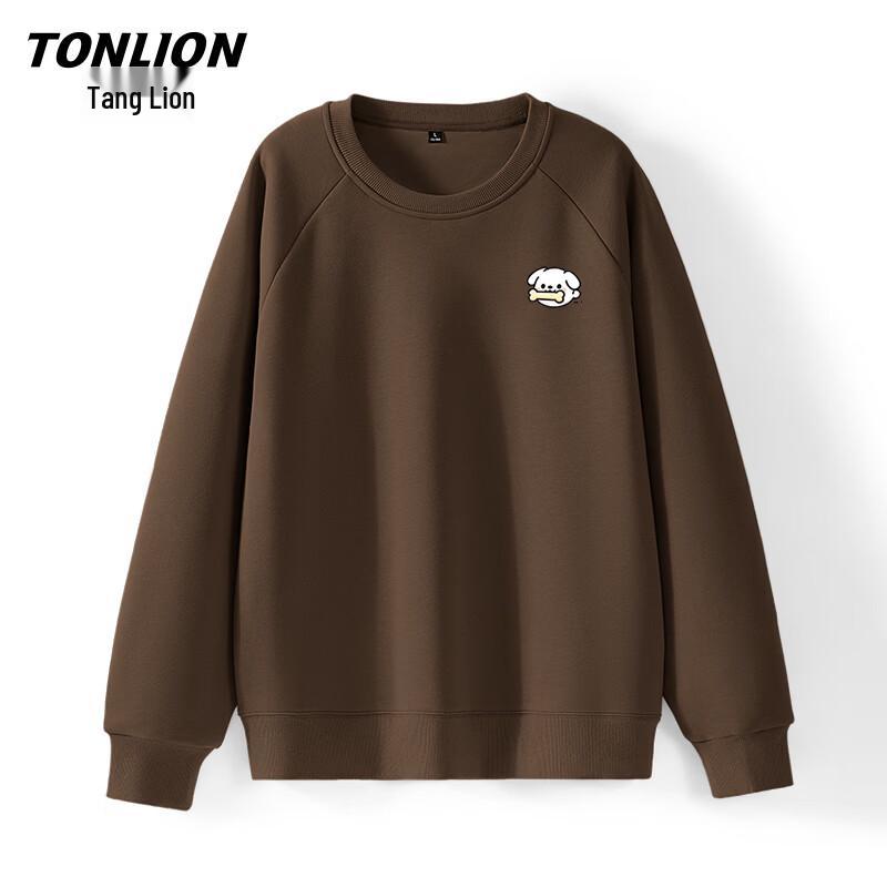 TonLion Men's Heavyweight Crewneck Sweatshirt