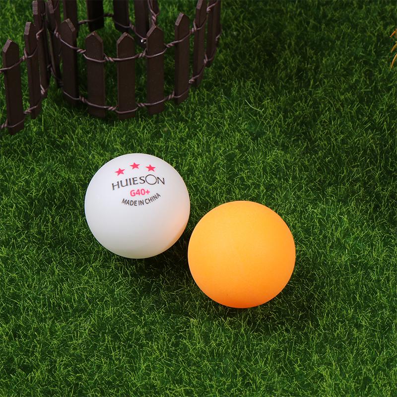 10Pcs 3 Star Table Tennis Training Balls G40+ White Orange Abs Ping Pong Balls For Table Tennis Club Training Pingpong Balls