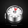 Stainless Steel Magnetic Kitchen Timer with Visual Countdown and Alarm