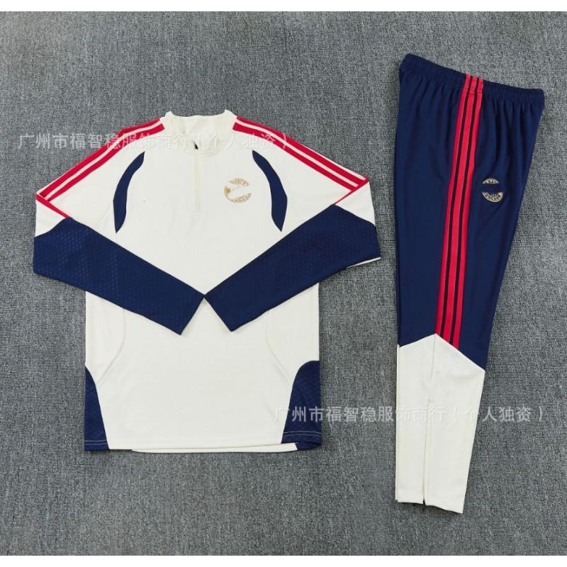 2026-2027 Football Training Suit Set Men Women Unisex Long Sleeve Sports Tracksuit Arsenal Barcelona Real Madrid Inter Milan