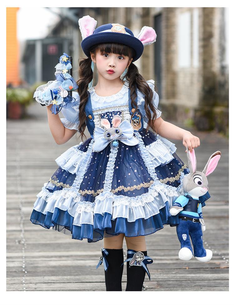 Rabbit Officer Dress Children's Dress