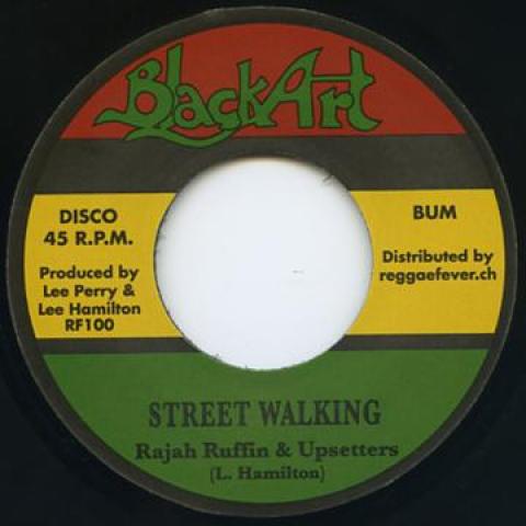 7inch Record RAJAH RUFFIN / BLOOD RELATIVES - Street Walking / Street Dancing RF100 Black Art/Regga 1978 Europe Reggae, Ska & Dub