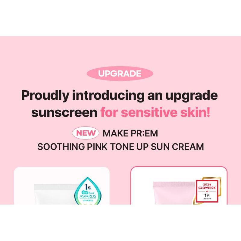 Make P:rem - Soothing Pink Tone Up Sun Cream