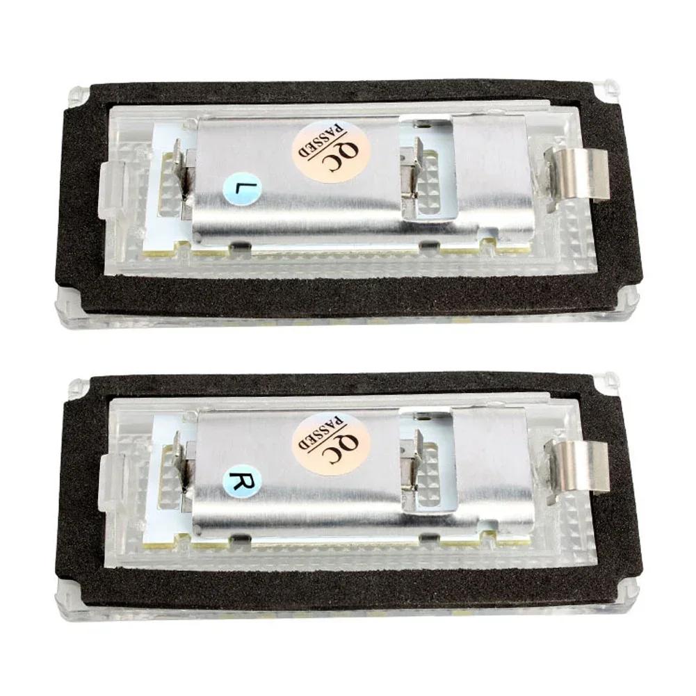 1/2Pcs Auto Tail Light Led License Plate Light Led Canbus White LED Bulbs for BMW 3-series E46 1998-2005 3 4 5 Car Accessories