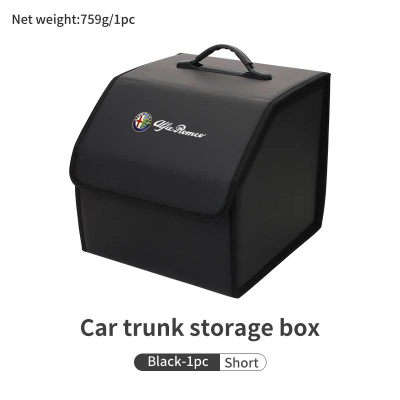 Hub Caps Car Organizer Trunk Storage Bag Stowing Multiues Tidying Box For Alfa Romeo GT Stelvio F1 Brera Volante Tonale Gloria D XGHIJ1