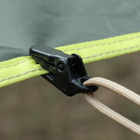 10Pcs Camping Crocodile Clip Portable Inverted Teeth Design Camping Canopy Clip Wind Rope Fixing Clip Awning Fixing Clamp