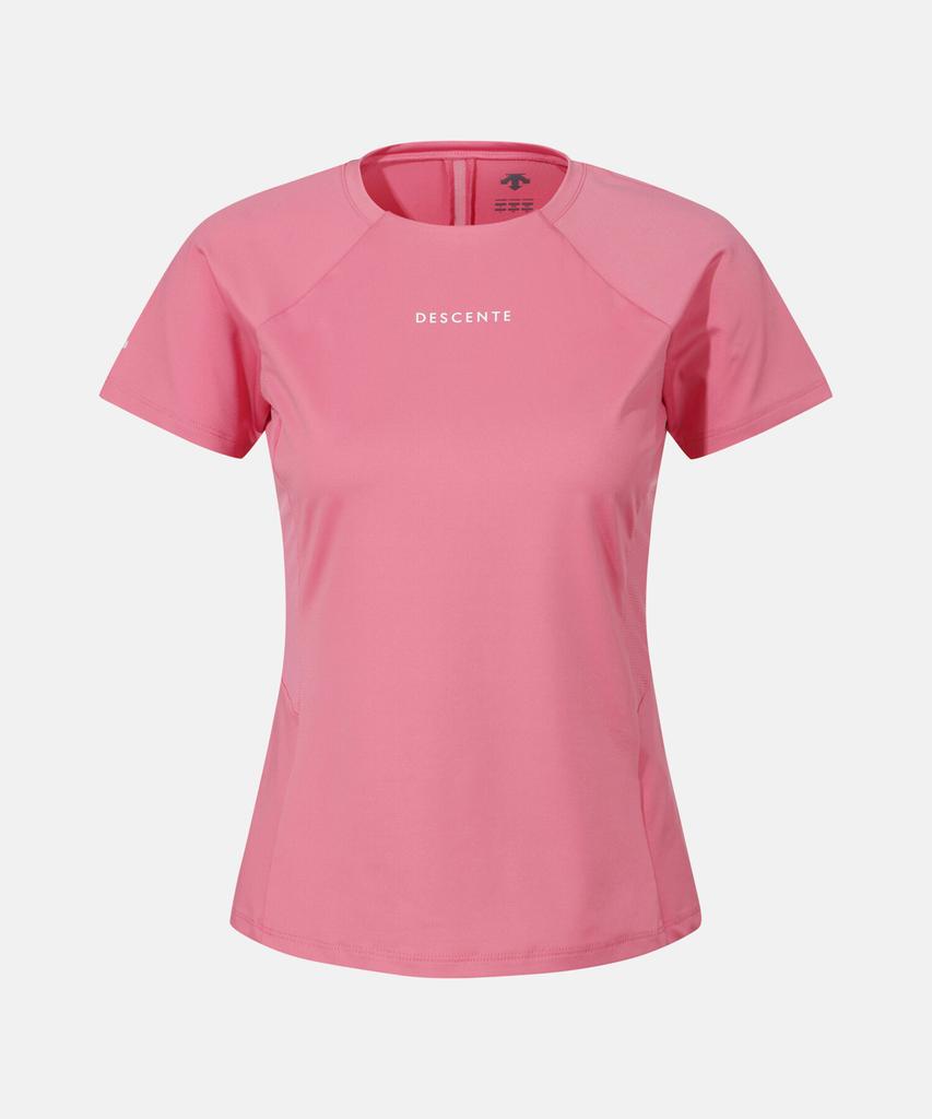 DESCENTE Women'S Slim Short Sleeve T-Shirt Pink Sr122Pts12