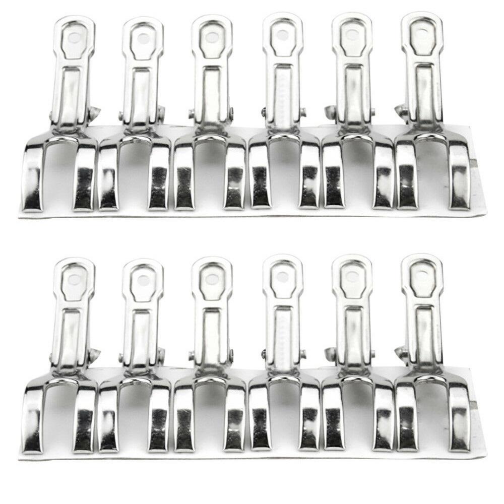 For Coat Pants Laundry Drying Hanger Washing Clothes Pins Clothes Pegs File Clip Sealing Clip