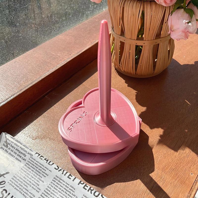 

Shiny-Design Yarn Spinners/Holders Yarn Holder For Crocheting And Knitting Portable Yarn Spinner Yarn Organizer Storage розовый