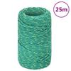 Vidaxl Lien de Voile, Vert, 2 Mm, 25 M, Polypropylène