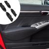 Perfect For Honda Civic 8th Gen Sedan 2006 2007 2008 2009 - 2011 PU Leather Car Interior Door Armrest Panel Cover Sticker Trim