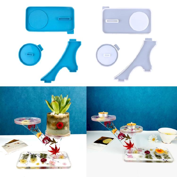 Flower Pot Bracket Silicone Mold Resin Casting Rack Mold Suitable for Diy Crafts