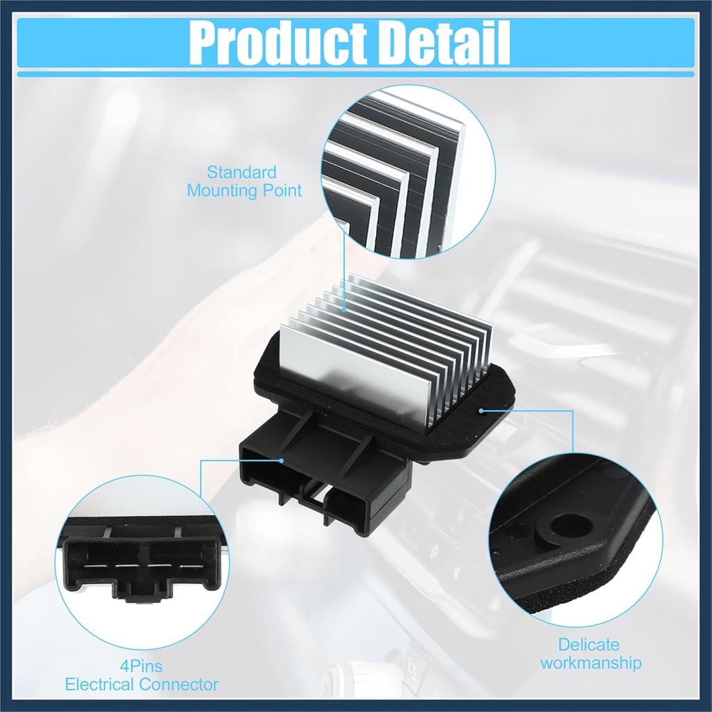 HVAC Heater Blower Motor Resistor Temp Control Regulator Module Fit for Toyota 4Runner 2003-2009 No.8716513010 - Pack of 1 Stylish Design