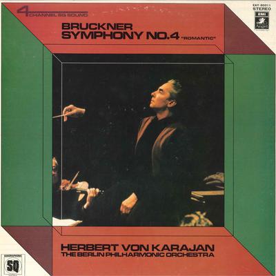 LP-skiva HERBERT VON KARAJAN,BERLIN PHILHARM - Bruckner/Symfoni nr 4<romantisk> EAY80011 ANGEL 1970 Japan Klassisk Begagnad