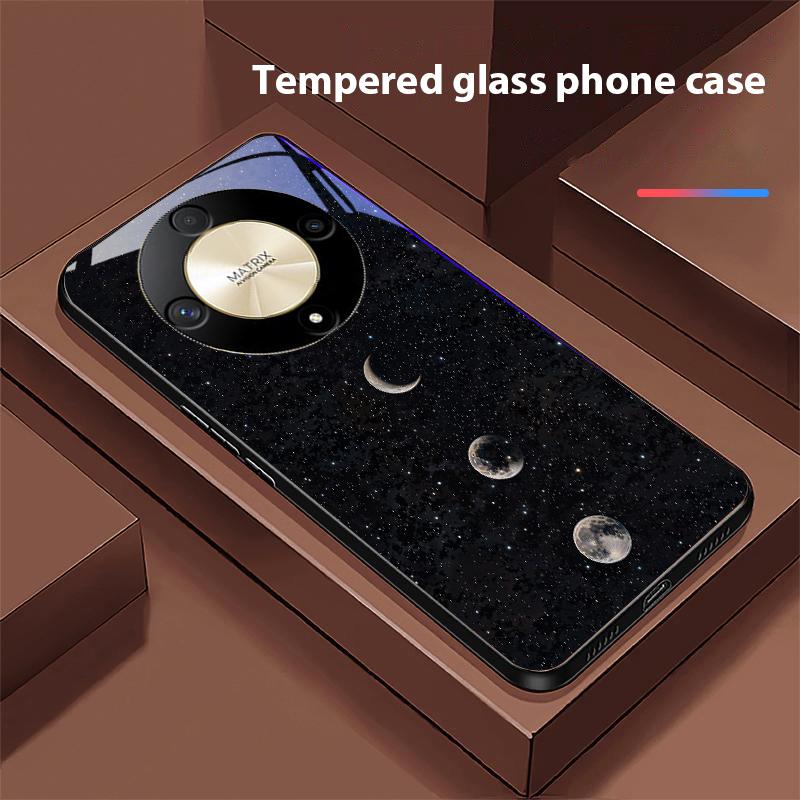 

Astronaut Planet For Honor Magic 6 50 70 90 Lite X7b 200 Pro Nova 10 Nova 5T X6 P30 Pura 70 Ultra Tempered Glass Phone Case For honor X6