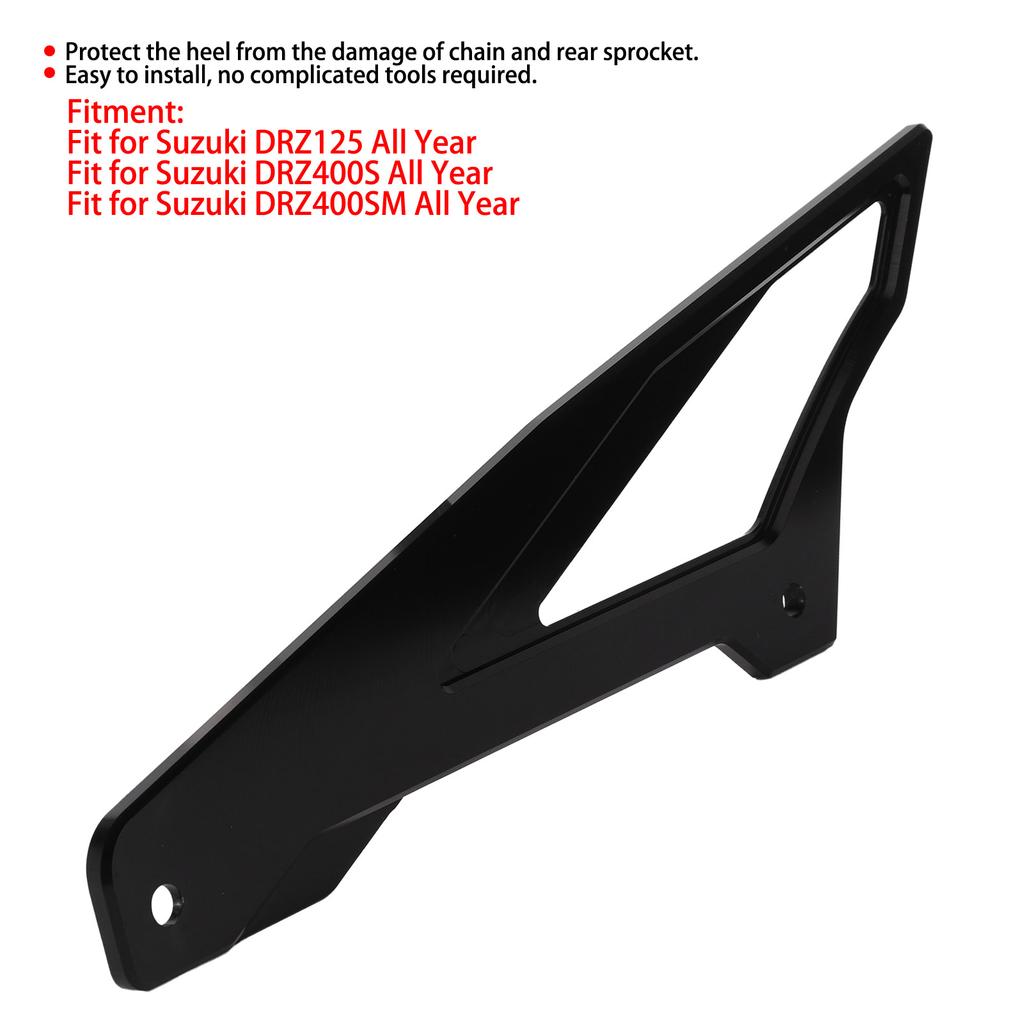 Rear Chain Cover Rear Chain Guard Protector A7009- Aluminum Cover Fit for  DRZ125/DRZ400S/DRZ400SM Rear Chain Protector