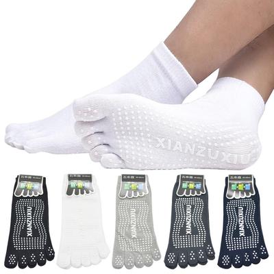 1 paio di calzini da yoga in cotone da uomo traspiranti