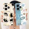 For Xiaomi Redmi 13X Cute Cat Flower Cartoon Phone Case For Redmi 13X Shockproof Soft Silicone Covers Bumpers