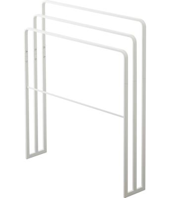 Yamazaki Koupelnová osuška Š70 x H14 x Snadno zavěsit Velký 4979 Věšák, Boční zavěšení, 3 ks, Bílá, Cca. V81cm, Věž, Zavěsit, Velikosti,