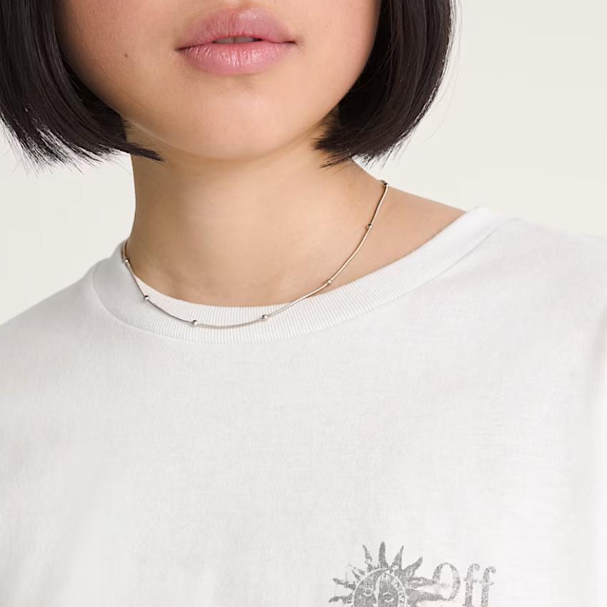 Vans Dreams Spill Cotton Round Neck Short Sleeve Drop Shoulder T-Shirt Women T-Shirt VN000WSSFS8