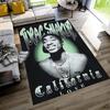 2pac Area Rug Design for Kitchen Entryway Outdoor Study Room Antislip Carpet Anime Office Decor Spiritual Gift