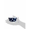 Hasami Ware "essence" Negative/Positive Polka Dot Bowl, Negative (Blue), 11cm Diameter, 40508