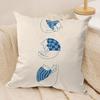 Minimalist Sleepy Cats Cushion Cover Soft Plush Fabric DoubleSided Printed Cushion Covers for All Seasons Modern HomeDecor Gift
