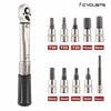 CYCLISTS Bicycle Torque Wrench Set, 6.35mm (1/4") Drive, 2-24Nm, 3/4/5/6/8/10mm, 5mm-L, T20, T25, T30 Sockets, Preset Type, Includes Dedicated Storage