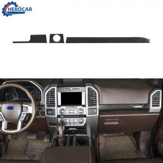 Center Console Co-pilot Decoration Strip Trim Cover Decor for Ford F150 2015-20