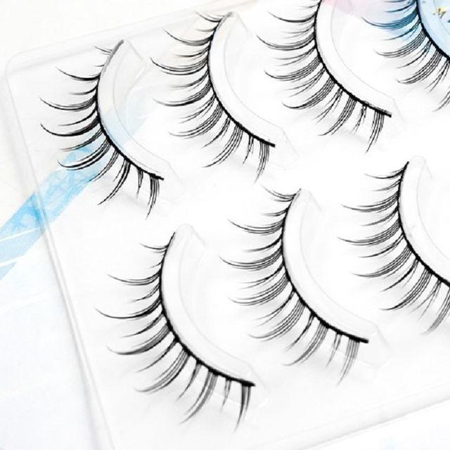 

SIDIT - False Eyelashes 5 Pairs - Black - 0.1cm