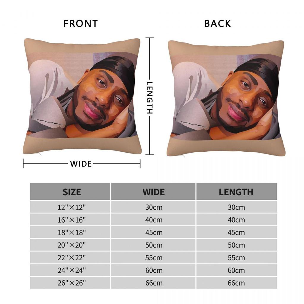 Niko Omilana Sharky Beta Squad Pillowcase Polyester Linen Velvet Pattern Zip Decorative Sofa Seater Cushion Cover