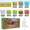 My Magnetic Block World: Primeval Forest Series Educational Building Cubes for Children