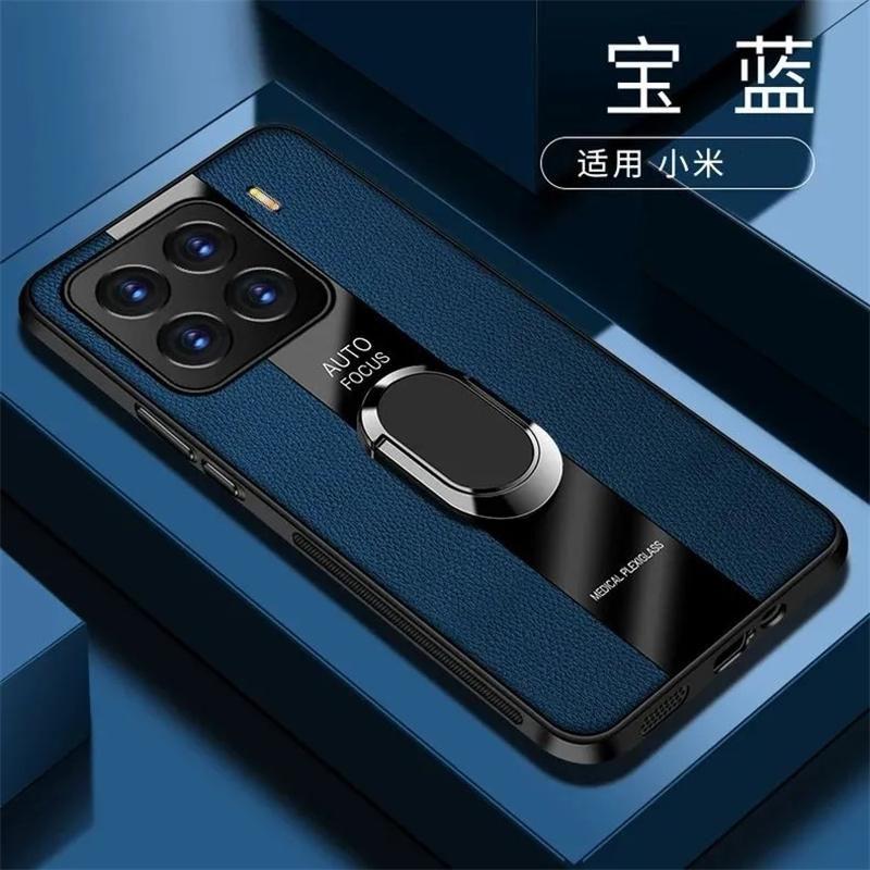Magnetyczne Etui Do Xiaomi 15T Pro Etui Luksusowa Skórzana Osłona Tylna Z Pierścieniem Dla Dla Mi 15 T 5G Silikonowa Powłoka Odporny Na Wstrząsy Zderzak