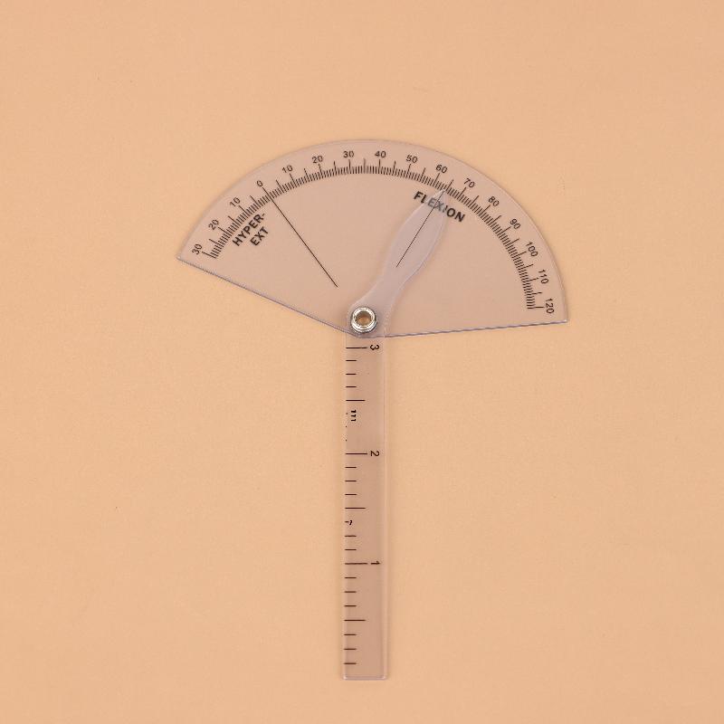 1Pcs Pvc Medical Finger Goniometer Plastic Protractor 180 Degree Angle Ruler Finger Ruler Professional Measure Tool