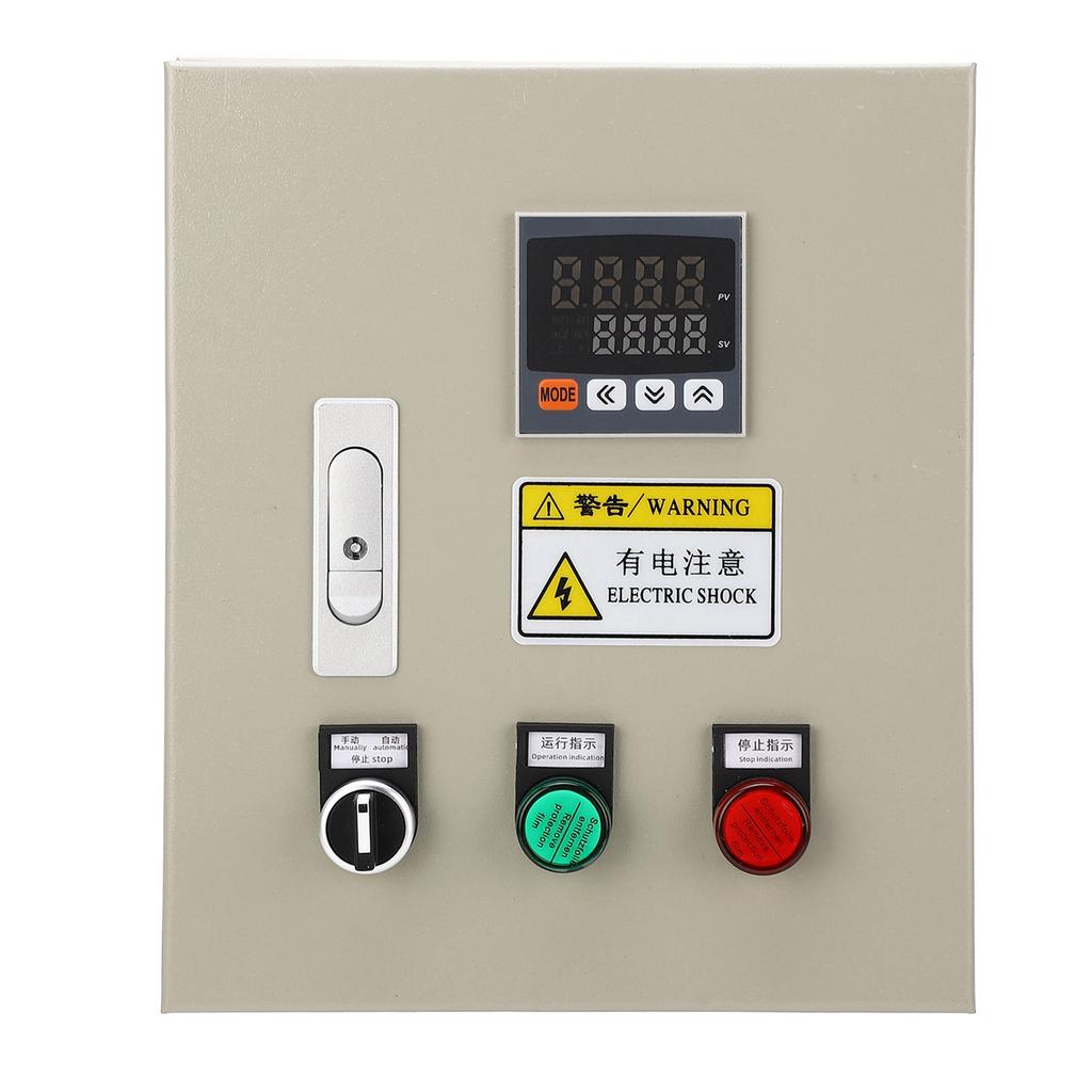PID Temperature Controller 3 Phase 15KW Intelligent Thermostat Temp Control Box with M6 K Type 2M