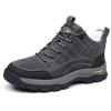 Winter Wool Men's Cotton Shoes Outdoor Casual Velvet Warm Leather Cowhide Men's Middle-aged Men's Shoes Winter Shoes